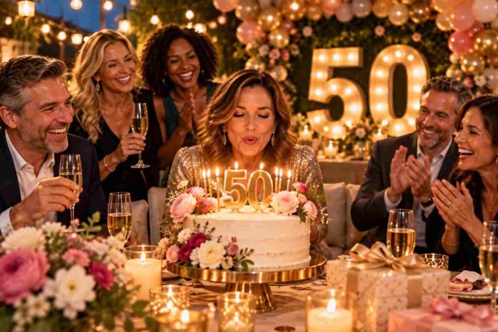 joyful 50th birthday celebration