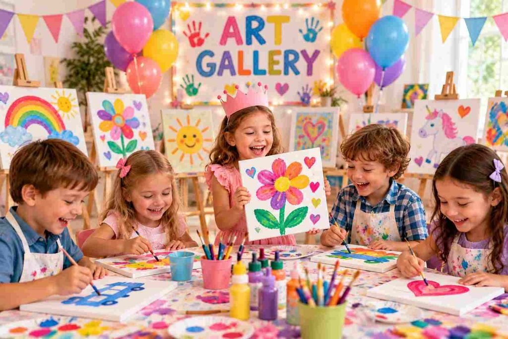 kid Art Gallery Party