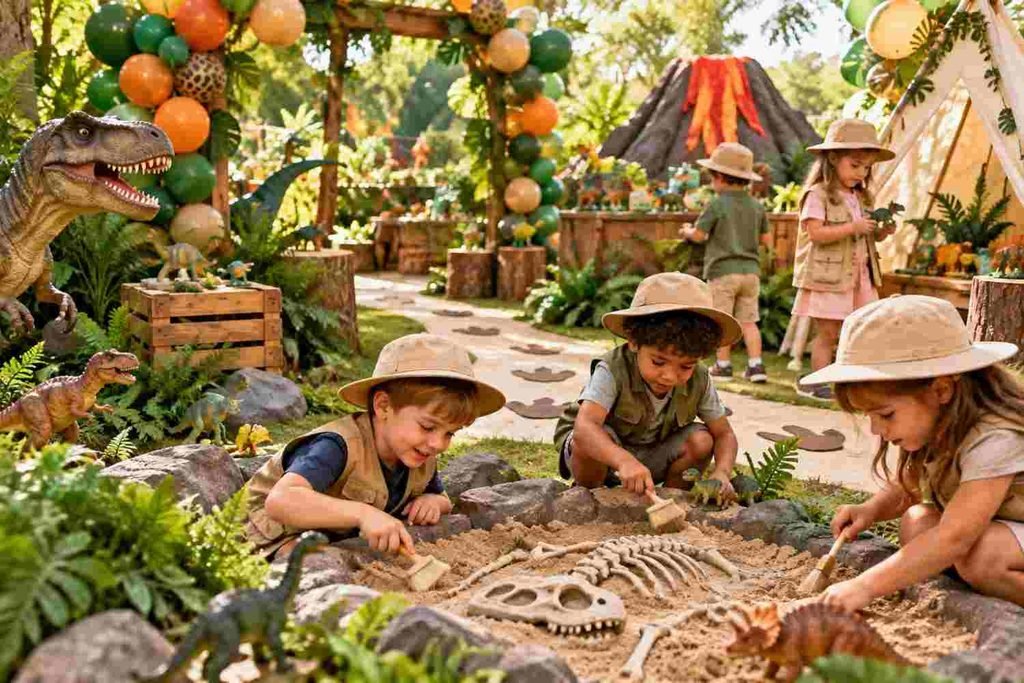 Dinosaur Explorer Party for 4 birthday