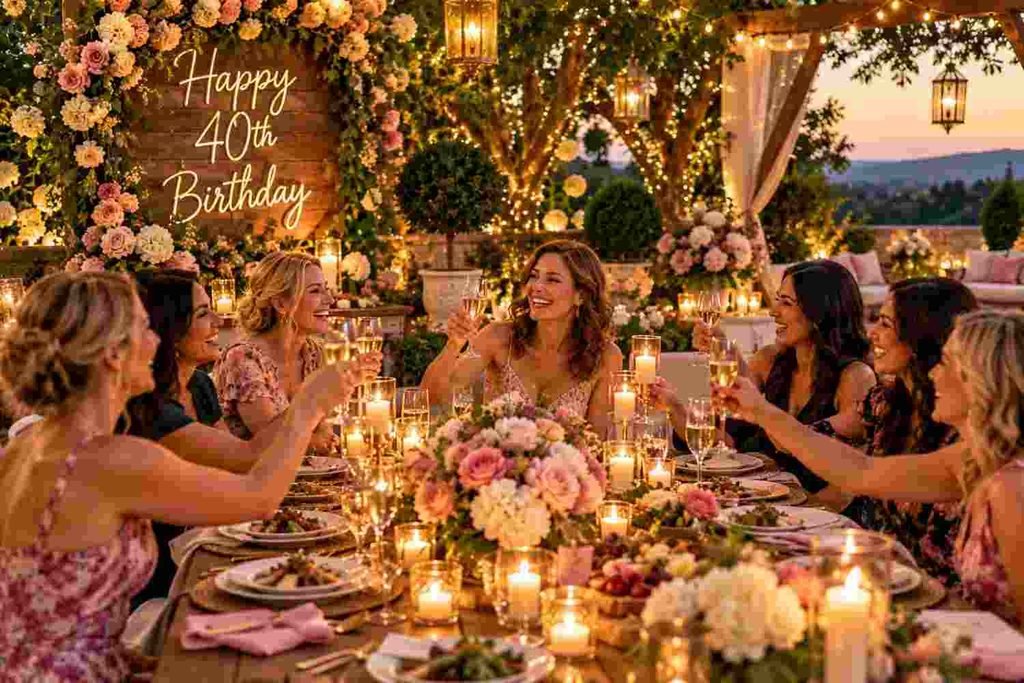 Elegant Garden Dinner