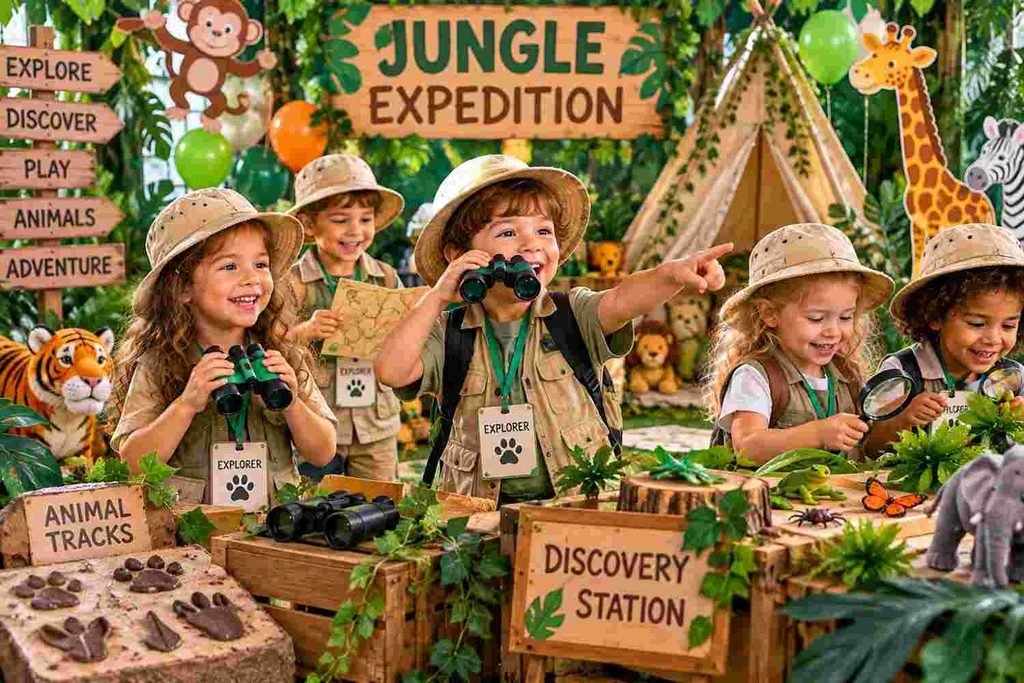 Jungle Expedition party for five year old