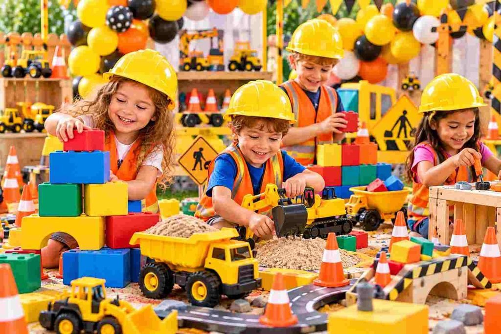 Little Builder Party at birthday