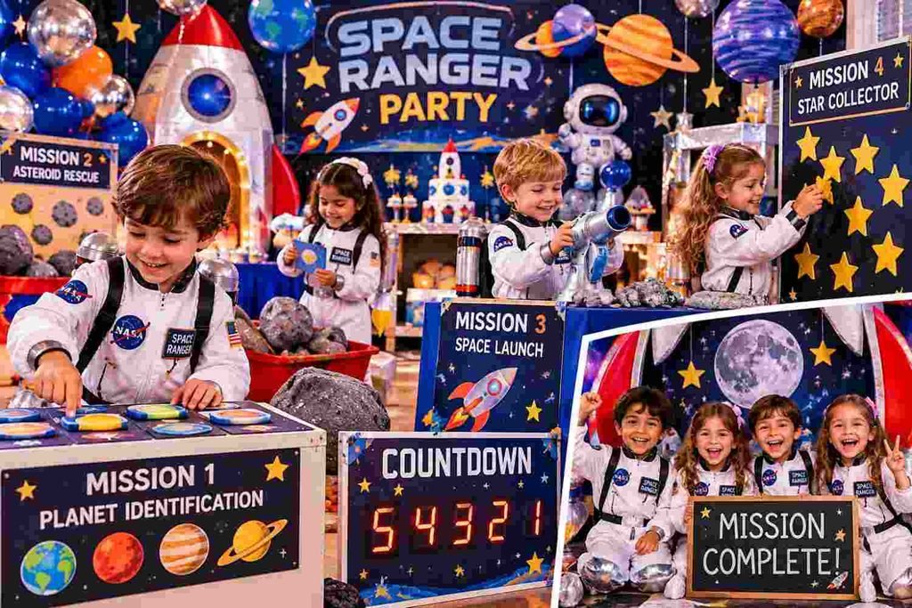 kid Space Ranger Party